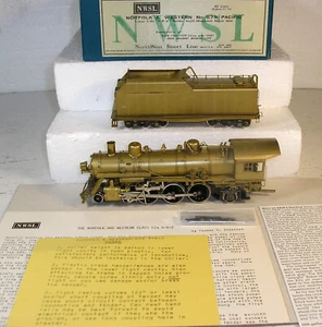 Vintage HO Brass NWSL TOHO 4-6-2 E-2a N&W #578 Pacific, Runs Well, C7 - Picture 1 of 24
