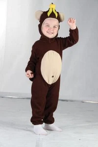Boys Monkey Fancy Dress Costume - Toddler 2-4 Yrs - Picture 1 of 1