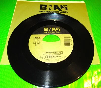 Lorrie Morgan, It Just My Be / Lorrie Morgan, Vince Gill & Travis Tritt Steppin' - Image 1 of 2