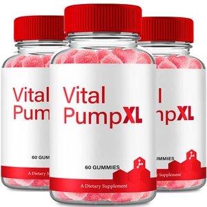 (3 Pack) Vital PumpXL Men Gummies, VitalPump XL Male Performance Support Gummies - Picture 1 of 3