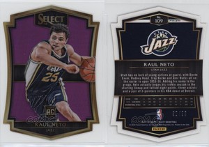2015-16 Panini Select Premier Level Die-Cut Purple Prizm /99 Raul Neto Rookie RC