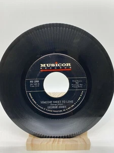 GEORGE JONES Someone Sweet To Love / Right Won't Touch MUSICOR 1440 VINYL RECORD - Picture 1 of 2