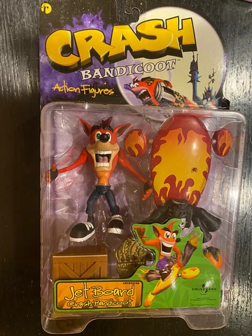 Crash Bandicoot Jet Board | Action Figure 1998 | Universal | Rare Cover
