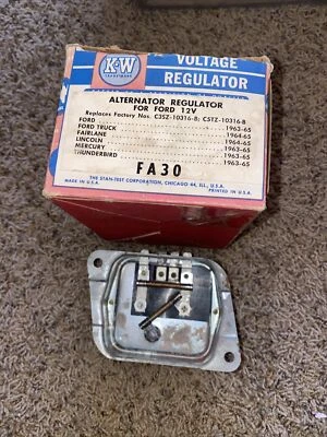 REGULADOR DE VOLTAJE PARA FORD 12 V, FAIRLANE LINCOLN MERCURY THUNDERBIRD Foto 1 de 4