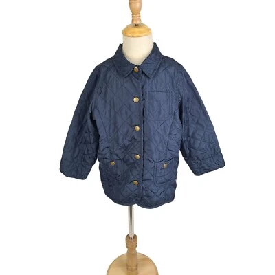 Olive Juice Chaqueta Granero Acolchada Azul Marino/Azul Pequeña (3/4) Cierre Completo a Presión Foto 1 de 4