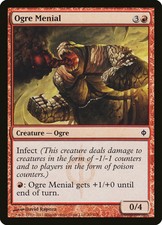 FOIL Ogre Menial | MtG Magic New Phyrexia | English | Near Mint