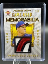 President's Choice RARE 1/1 GAME-USED Greg Maddux BravesJersey Patch!