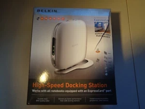 BELKIN High-Speed Docking Station and express card.F5U273ea.Used - Afbeelding 1 van 24
