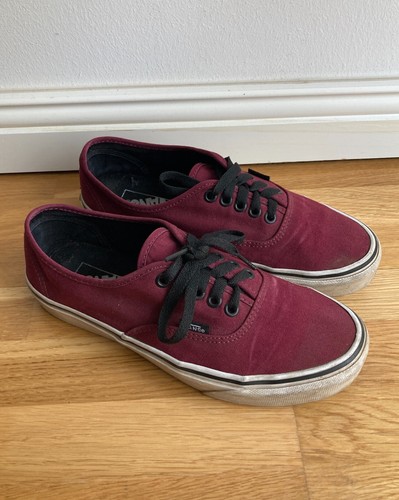 Vans sneaker donna autentiche tessuto bordeaux rosso vino EU 39