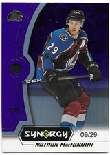 2018-19 Upper Deck Synergy NATHAN MACKINNON #9 Purple Parallel 09/29