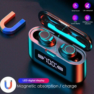 Mini TWS Earbuds Wireless Headset Earphones Stereo Dual Headphone for Bluetooth - Picture 1 of 9