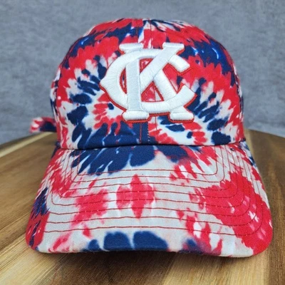 Kansas City Monarchs Sombrero Gorra Correa Trasera Tinte Rojo Liga Negra Béisbol Para Hombres Foto 1 de 4