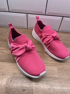 Skechers Modern Jogger Debbie Trainers UK Adult Size 2 Neon Pink Women Girl - Picture 1 of 7