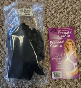 Prenatal Cradle Pregnancy Full Back Torso Abdomen Support Black Sz XL - Picture 1 of 5