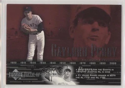 2002 Upper Deck Piece Of History Gaylord Perry #71 HOF - Image 1 of 2