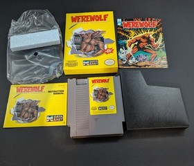 NES Nintendo Werewolf The Last Warrior CIB Collectors Quality Very Nice 