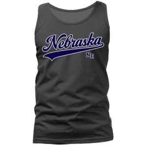 Canotta grafica State of Nebraska Swoosh NE - Foto 1 di 8