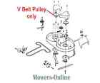 Genuine DR Pulley - V Belt 6" DR151711 42" Lawnmower Decks
