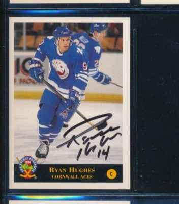 1994 Classic Pro Hockey Prospects #74 Ryan Hughes Signed Autograph (HR51) SWSW6 - Image 1 of 2