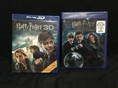Harry Potter and the Order of the Phoenix (Blu-ray Disc, 2007) & Deathly Hallows - Image 1 of 3