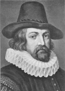 PHILOSOPHIE. Francis Bacon 1907 altes antikes Vintage Druckbild - Bild 1 von 1