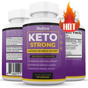 Cápsula Keto ACV BHB para quemar grasa pérdida de peso desintoxicación cápsulas de dieta ceto 30/60/120 - Imagen 1 de 10
