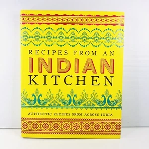 Recipes From An Indian Kitchen Book Hardcover Authentic Recipes Indian Cuisine - Picture 1 of 21