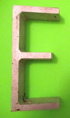 LETRA "E" DE ALUMINIO FUNDIDO VINTAGE ~ FABRICACIÓN DE LETREROS PERSONALIZADOS TENEMOS LETRAS ~ #2 Foto 1 de 2