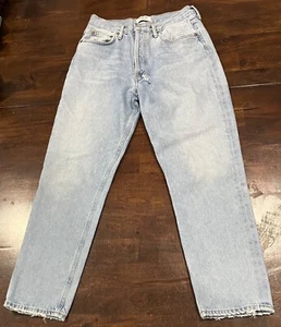 Agolde Button Fly Light Wash Denim Jeans Damen Größe 28 - Bild 1 von 8