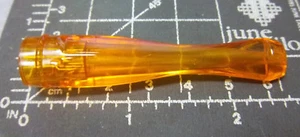 Vintage 1940-50s amber color hard plastic cigarette holder, new & unused - Picture 1 of 4