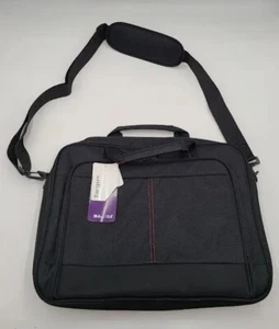 Targus Laptoptasche — schwarze 15,6" klassische schmale Aktentasche Messenger Bag, geräumig,  - Bild 1 von 9