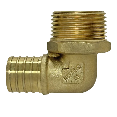 10 piezas XFITTING Barb Crimpado 1 pulgada Pex X 1 pulgada Codo roscado macho Foto 1 de 4