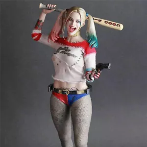 Suicide Squad Harley Quinn 1/6 Scale Real Clothes Figure PVC Model Toy Statue - Picture 1 of 9