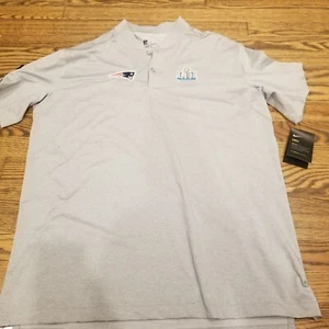 Nike NFL New England Patriots On Field Superbowl 52 Training Polo Size L NWT  - Picture 1 of 6
