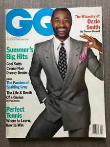 April 1988 GQ Magazine w/Ozzie Smith on the cover - Foto 1 di 5