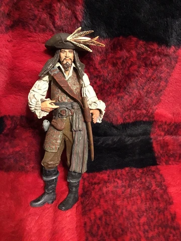 Rare  Pirates of the Caribbean Jack Sparrow Action  Figure Cover