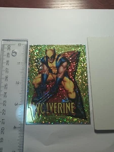 WOLVERINE 2010 SAVVI MARVEL HEROES MÁQUINA EXPENDEDORA PRISMA PEGATINA CON TABLERO - Imagen 1 de 10