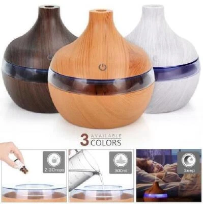 Oil Aroma Diffuser Aromatherapy LED Essential Ultrasonic Air Purifier Humidifier - Image 1 of 4