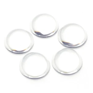 10/100pcs Clear Round 25mm Transparent Dome Glass Cabochons for Cameo Settings - Picture 1 of 2