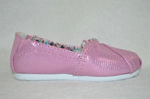 Toddler Girl's Circo® Dena Metallic Pink / Silver Loafers - Size 5/6 NWOB - Picture 1 of 7