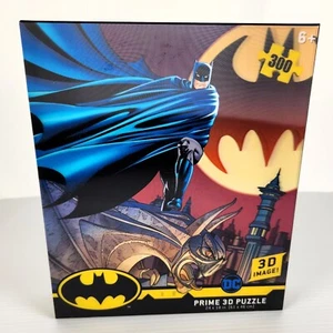 DC Comics Batman Prime 3D Image Puzzle 300 Piece 61 x 46cm New Sealed Box - Picture 1 of 6