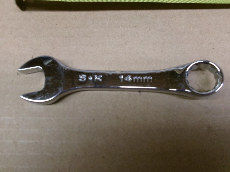 S-K USA  Metric Stubby 12-Point Combination Wrench  10-19 MM, Choose your Size! - Image 1 of 1