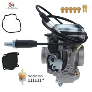 Carburetor and Throttle Cable For Yamaha Bear Tracker 250 YFM250X Wolverine 350 - Picture 1 of 6