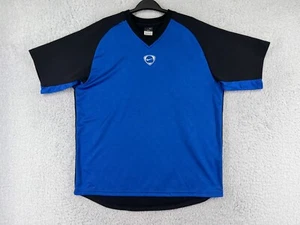 Camisa Nike Para Hombre Mediana Azul Negra Cuello en V Fútbol Dri-Fit Manga Corta Poliéster - Imagen 1 de 15