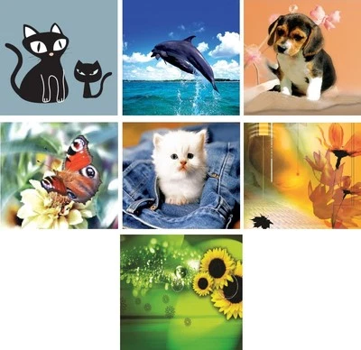 LEDERARTIKEL24 Polishing Cloth Microfibre Glasses Cleaning Cloths Camera Cloth Glasses Cloths Animal Motif