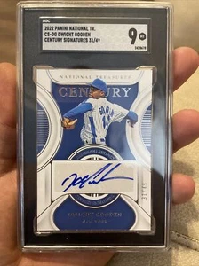 2022 Panini National Treasures Dwight Gooden Century Signatures 31/49 SGC 9 - Bild 1 von 3