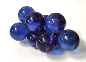 Racimo de uvas púrpura Lucita acrílico grande MCM AÑOS 60 de colección 9 piezas - Imagen 1 de 6