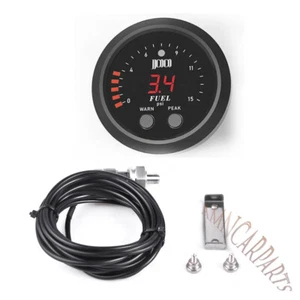 0-15 PSI Fuel Pressure Gauge Kits Red LED Digital Display with 1/8" NPT Sensor - Picture 1 of 7