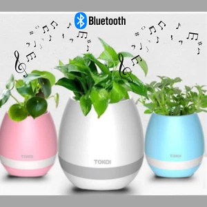 Maceta de música maceta inteligente luz colorida inalámbrica Bluetooth piano táctil - Imagen 1 de 3