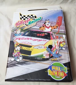 Vintage Kellogg's Racing Car Carry Case 2000 Pull N Go Storage EMPTY - Picture 1 of 12